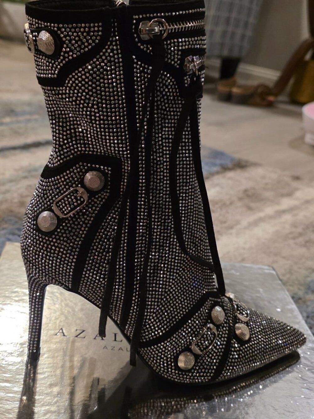 Azalea Wang Bling Heels size 8 - Picture 7 of 8